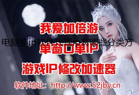 电脑换ip软件代理ip有哪些分类方式