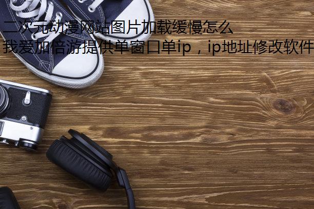 二次元动漫网站图片加载缓慢怎么办？