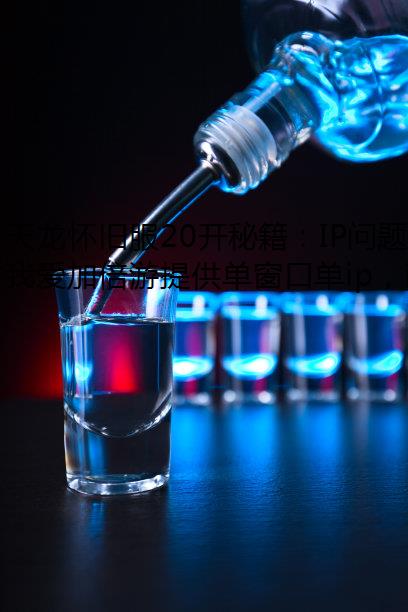 天龙怀旧服20开秘籍：IP问题轻松避，独立ip人情游戏两不误